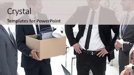  Presentation with employee - Presentation with team meets a new employee background and a  colored foreground