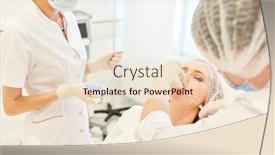  Presentation with clinic - Slides enhanced with team-of-doctors background and a lemonade colored foreground