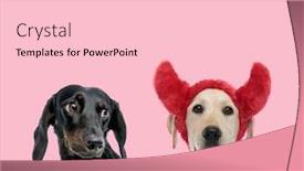  Presentation with dachshund - Slide deck with team-of-labrador-retriever background and a lemonade colored foreground