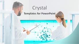  Presentation with genetic research - Slides enhanced with team-of-professional-scientists-working background and a white colored foreground