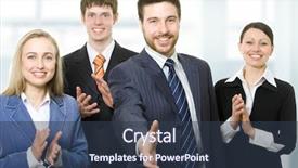  Presentation with team introduction - Slide deck having private jet plane background and a gray colored foreground