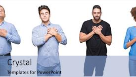  Presentation with hypertension at a young age - Presentation consisting of team pledge - collage of group of young background and a light blue colored foreground