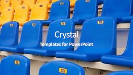  Presentation with dark blue - Slides consisting of team rowing - dark blue seats background and a teal colored foreground