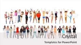  Presentation with people seniors diversity - PPT theme with team rules - people diversity together we rule background and a lemonade colored foreground