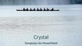  Presentation with spirit - Cool new slides with team spirit - boot backdrop and a sky blue colored foreground