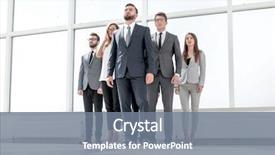 Presentation with team - Cool new presentation with team standing in a spacious backdrop and a gray colored foreground