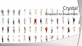  Presentation with stand - PPT theme having leter - team together together we stand background and a white colored foreground