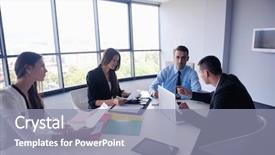  Presentation with group of happy couples - Presentation consisting of team training - group of happy young business background and a  colored foreground