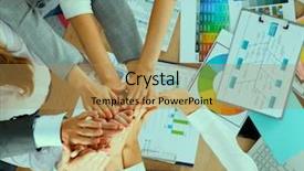  Presentation with business team join hands white - PPT layouts enhanced with team with hands together - teamwork background and a  colored foreground