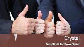  Presentation with people - Beautiful PPT theme featuring sea shell background 4 backdrop and a coral colored foreground