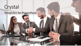  Presentation with team work - Colorful slides enhanced with team work on computer problem backdrop and a light gray colored foreground