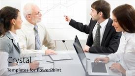  Presentation with team people hugging - Audience pleasing PPT theme consisting of team working in the office backdrop and a  colored foreground