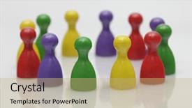  Presentation with spirit - Slides having team background and a coral colored foreground