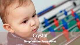  Presentation with football plays - Beautiful presentation design featuring detail from empty athletics race backdrop and a gray colored foreground