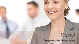  Presentation with bright - Beautiful slide deck featuring teamplay - bright picture of happy backdrop and a coral colored foreground