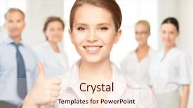  Presentation with love between man and woman - Presentation design consisting of teamplay - bright picture of lovely woman background and a lemonade colored foreground