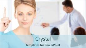  Presentation with education ela - Colorful PPT theme enhanced with teamplay - education vision optics concept backdrop and a sky blue colored foreground