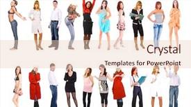  Presentation with teams - Audience pleasing PPT theme consisting of teams over white workforce concept backdrop and a lemonade colored foreground