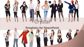  Presentation with groups - Amazing presentation having teamwork achievement isolated groups backdrop and a lemonade colored foreground