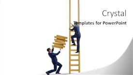  Presentation with helping - Presentation theme enhanced with teamwork-concept-with-colleagues-helping background and a white colored foreground