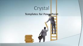  Presentation with helping - Slides featuring teamwork-concept-with-colleagues-helping background and a light blue colored foreground