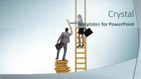  Presentation with helping - PPT layouts enhanced with teamwork-concept-with-colleagues-helping background and a sky blue colored foreground