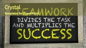  Presentation with task - Amazing presentation having teamwork divides the task backdrop and a tawny brown colored foreground