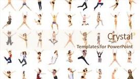  Presentation with united - Beautiful slide deck featuring teamwork rowing - athletic concept united sports backdrop and a cream colored foreground