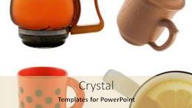  Presentation with teapot - Presentation with teapot-and-variety-cups-isolated background and a lemonade colored foreground