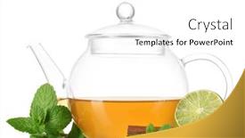  Presentation with teapot - Theme enhanced with teapot-with-mint-cinnamon background and a white colored foreground