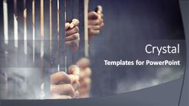  Presentation with gas - Beautiful PPT theme featuring tear-gas-thrown backdrop and a dark gray colored foreground