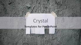  Presentation with wall paint - Presentation theme enhanced with tear-off-paper-on-paint background and a light gray colored foreground