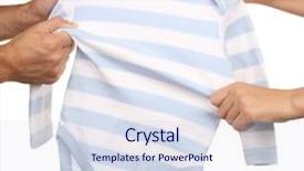  Presentation with child custody - Presentation design consisting of tearing out babysuit child custody background and a  colored foreground