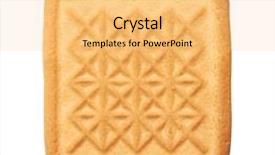  Presentation with cookies templet - Beautiful theme featuring teatime - cookies isolated on white background backdrop and a yellow colored foreground