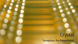  Presentation with circuit board - Colorful slide set enhanced with tec - close-up of circuit board electronic backdrop and a gold colored foreground