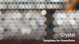  Presentation with microchips on electronic circuit board - Presentation theme having tec - close-up of circuit board electronic background and a tawny brown colored foreground