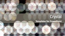  Presentation with circuit board - Presentation theme featuring turboprop passenger plane for regional flights approaching airport background and a light gray colored foreground