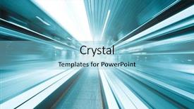  Presentation with speed - Colorful presentation theme enhanced with cheerful young woman with beautiful red curly hair isolated over white backdrop and a cream colored foreground