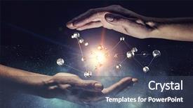  Presentation with connection - Theme having tech events - technologies for connection mixed media background and a ocean colored foreground