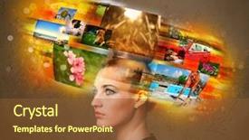  Presentation with tech stack - Amazing presentation design having tech stack - cute girl with colorful glowing backdrop and a tawny brown colored foreground