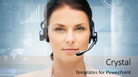  Presentation with tech support - Colorful presentation design enhanced with tech support - business office technology future concept backdrop and a coral colored foreground