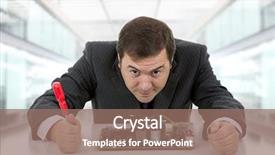  Presentation with tech support - Presentation theme with tech support - computer engineer working background and a coral colored foreground