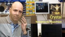  Presentation with tech support - Amazing theme having tech support on the phone backdrop and a tawny brown colored foreground