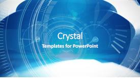  Presentation with dark blue - Presentation design having tech vehicle - composite image of interfaces dial background and a teal colored foreground