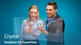  Presentation with forex - Beautiful theme featuring technical analysis - business technology and money concept backdrop and a ocean colored foreground