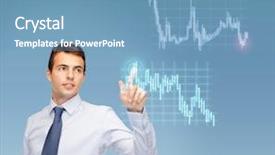  Presentation with forex - PPT theme having technical analysis - business technology and money concept background and a teal colored foreground