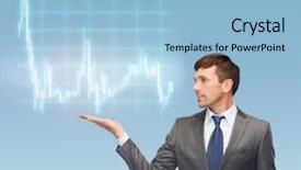  Presentation with money - PPT layouts enhanced with technical analysis stocks - business money and office concept background and a light blue colored foreground