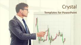  Presentation with forex - Presentation enhanced with technical analysis stocks - business office and money concept background and a cream colored foreground