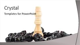  Presentation with chess pieces - Amazing presentation design having technical challenge - chess pieces against a white backdrop and a white colored foreground