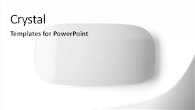  Presentation with wireless - Beautiful slide deck featuring technical expertise - white wireless mouse on white backdrop and a white colored foreground
